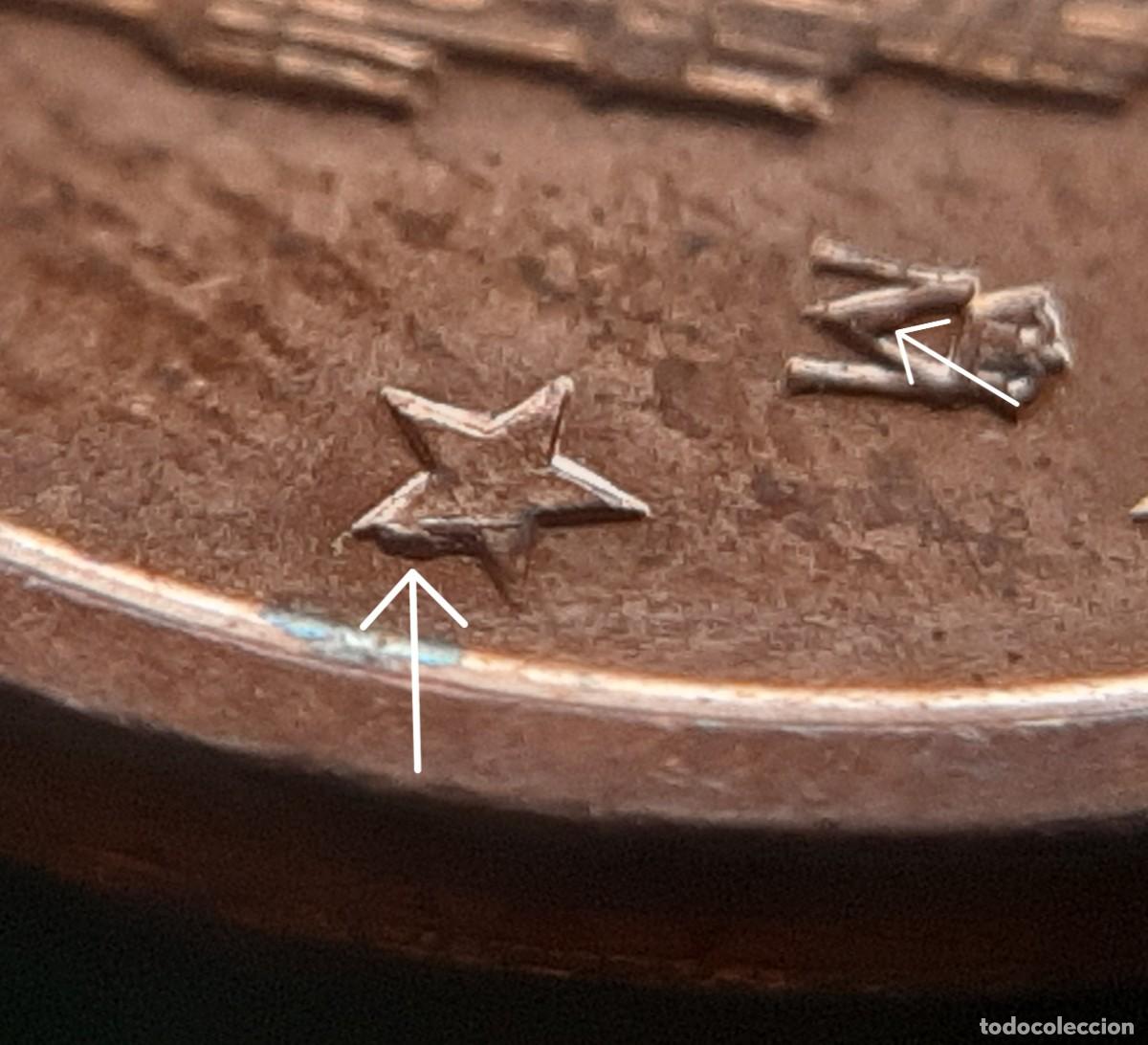 Monedas con errores: (ERROR-ESPA&Ntilde;A)(2023) 2 C&Eacute;NTIMOS CON ERROR. VARIOS EXCESOS DE METAL - Foto 11
