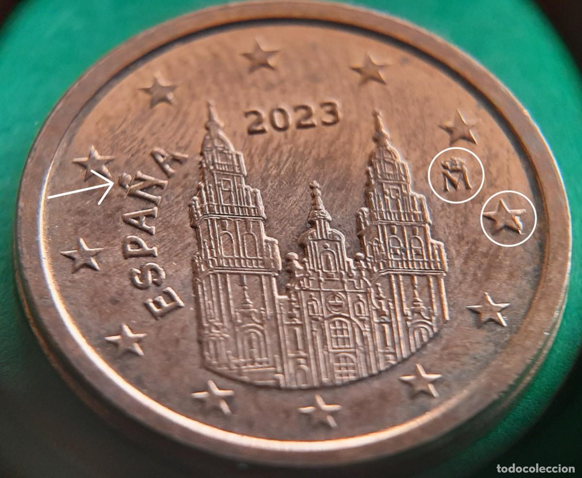 Monedas con errores: (ERROR-ESPA&Ntilde;A)(2023) 2 C&Eacute;NTIMOS CON ERROR. VARIOS EXCESOS DE METAL - Foto 21