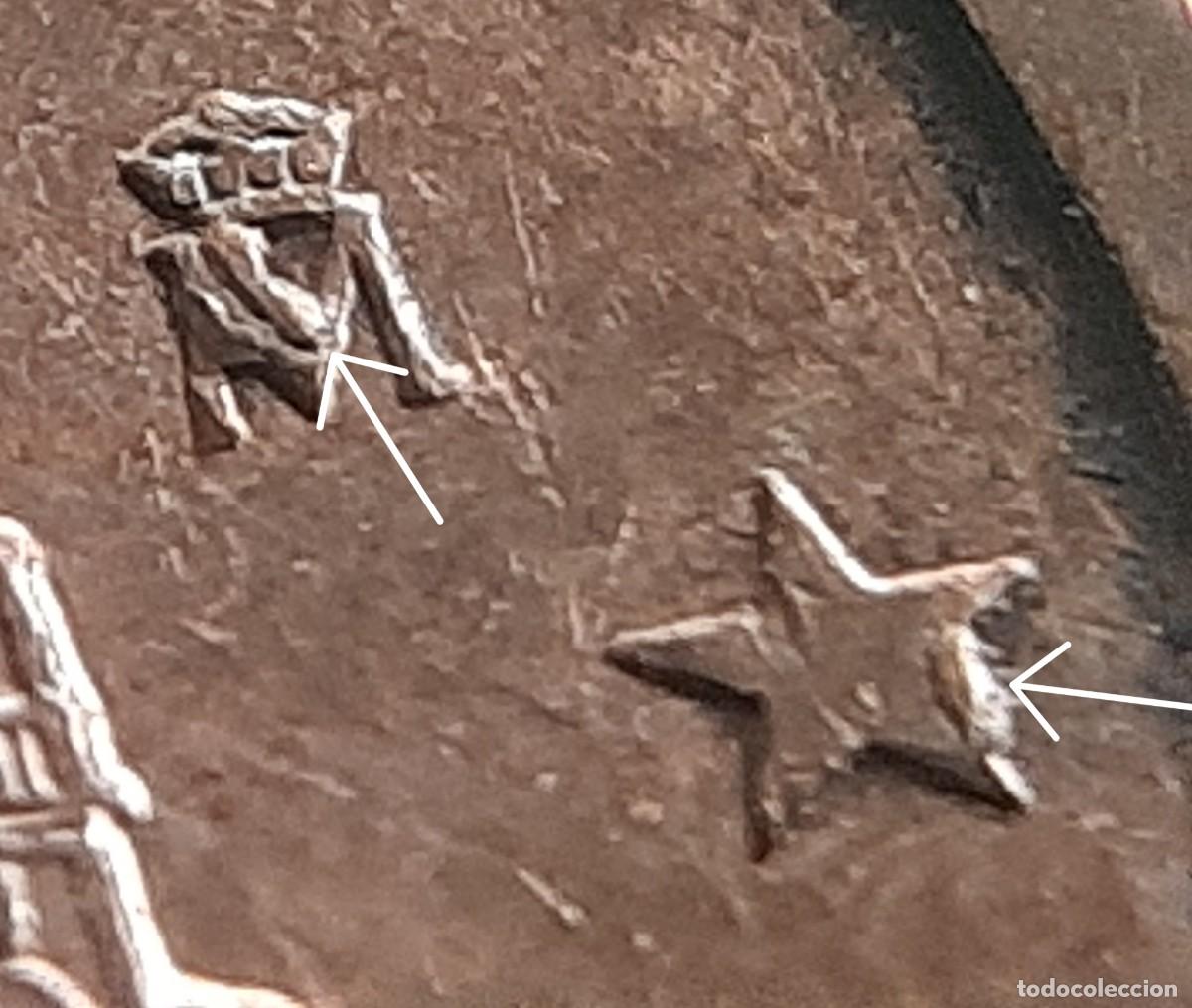 Monedas con errores: (ERROR-ESPA&Ntilde;A)(2023) 2 C&Eacute;NTIMOS CON ERROR. VARIOS EXCESOS DE METAL - Foto 7