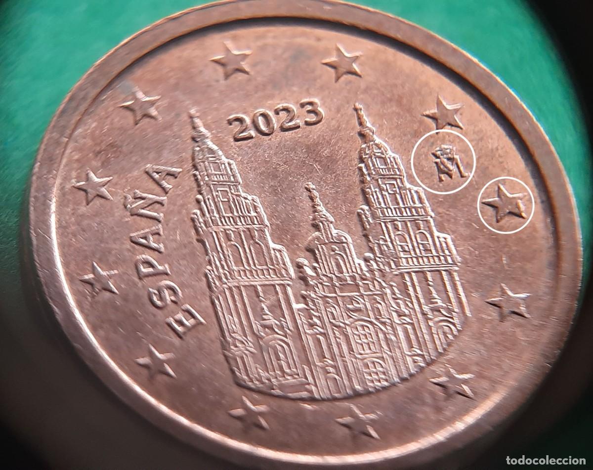 Monedas con errores: (ERROR-ESPA&Ntilde;A)(2023) 2 C&Eacute;NTIMOS CON ERROR. VARIOS EXCESOS DE METAL - Foto 16