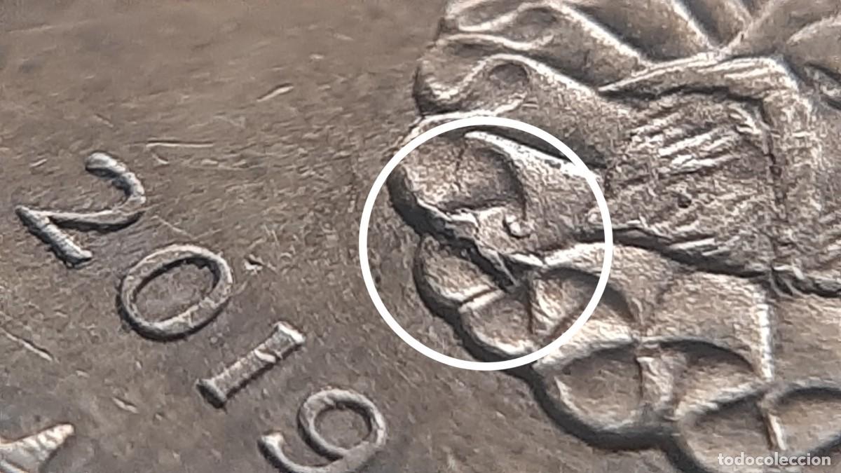 Monedas con errores: (ERROR-ESPA&Ntilde;A)(2019) 20 C&Eacute;NTIMOS CON ERROR. EXCESOS DE METAL EN CERVANTES - Foto 3