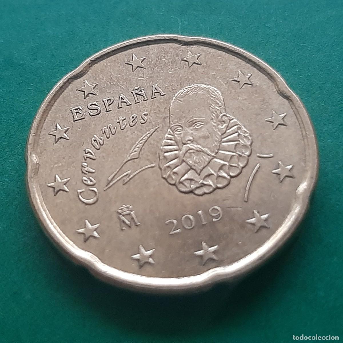 Monedas con errores: (ERROR-ESPA&Ntilde;A)(2019) 20 C&Eacute;NTIMOS CON ERROR. EXCESOS DE METAL EN CERVANTES - Foto 14