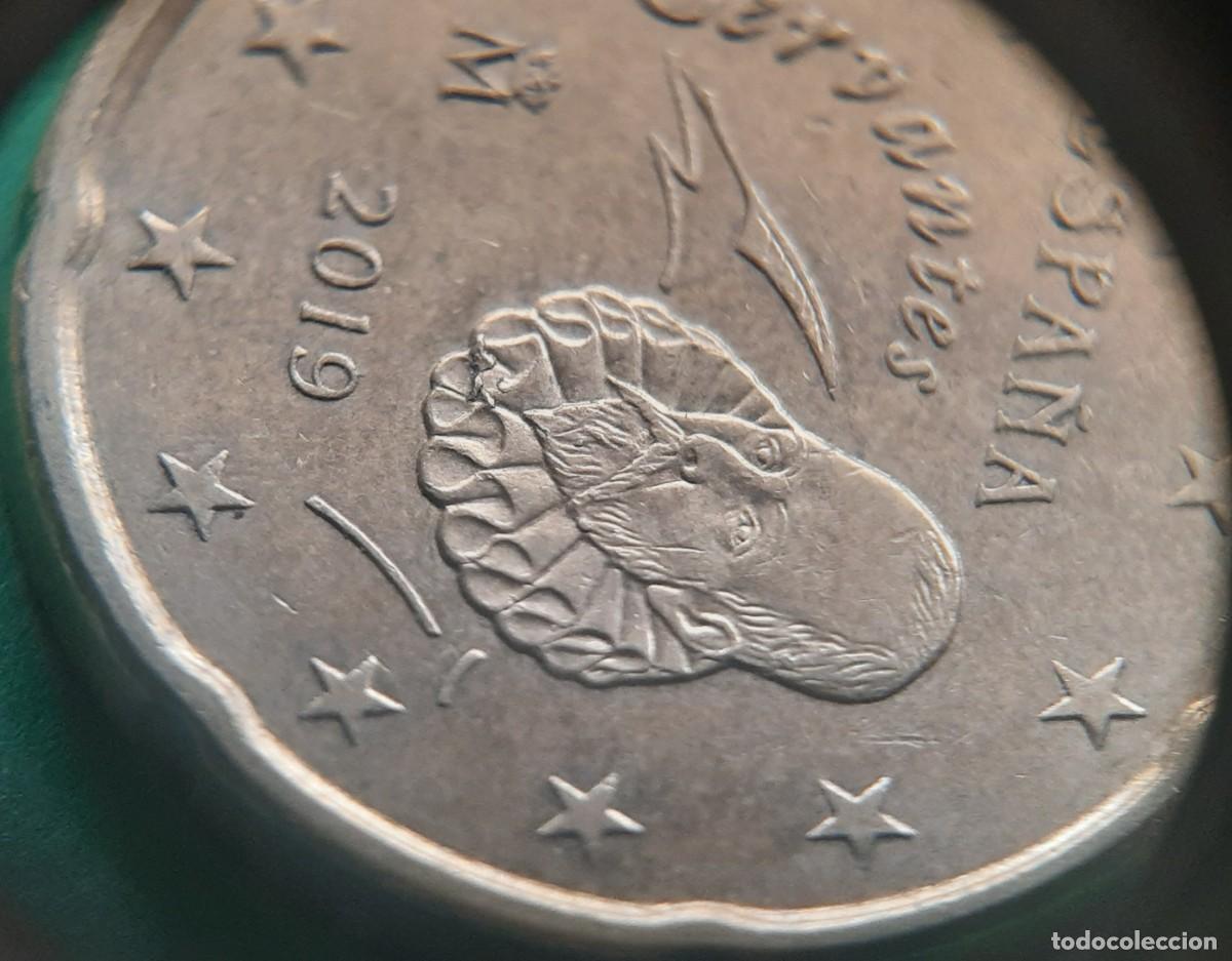 Monedas con errores: (ERROR-ESPA&Ntilde;A)(2019) 20 C&Eacute;NTIMOS CON ERROR. EXCESOS DE METAL EN CERVANTES - Foto 30