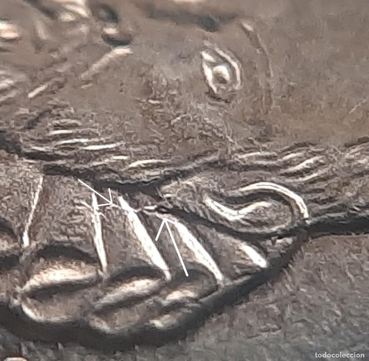 Monedas con errores: (ERROR-ESPA&Ntilde;A)(2024) 20 C&Eacute;NTIMOS CON ERROR. EXCESO DE METAL EN OREJA DE CERVANTES - Foto 9