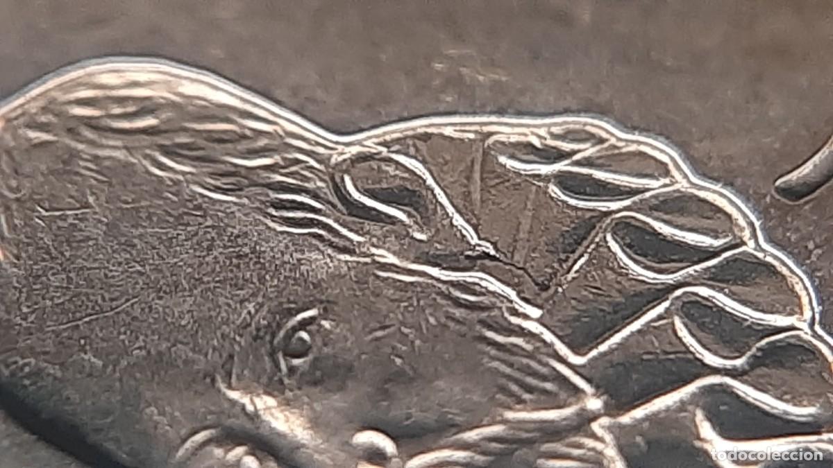 Monedas con errores: (ERROR-ESPA&Ntilde;A)(2024) 20 C&Eacute;NTIMOS CON ERROR. EXCESO DE METAL EN OREJA DE CERVANTES - Foto 12