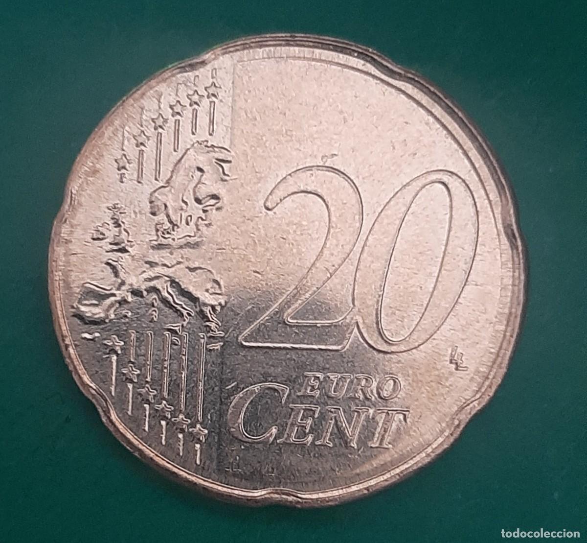 Monedas con errores: (ERROR-ESPA&Ntilde;A)(2024) 20 C&Eacute;NTIMOS CON ERROR. EXCESO DE METAL EN OREJA DE CERVANTES - Foto 18