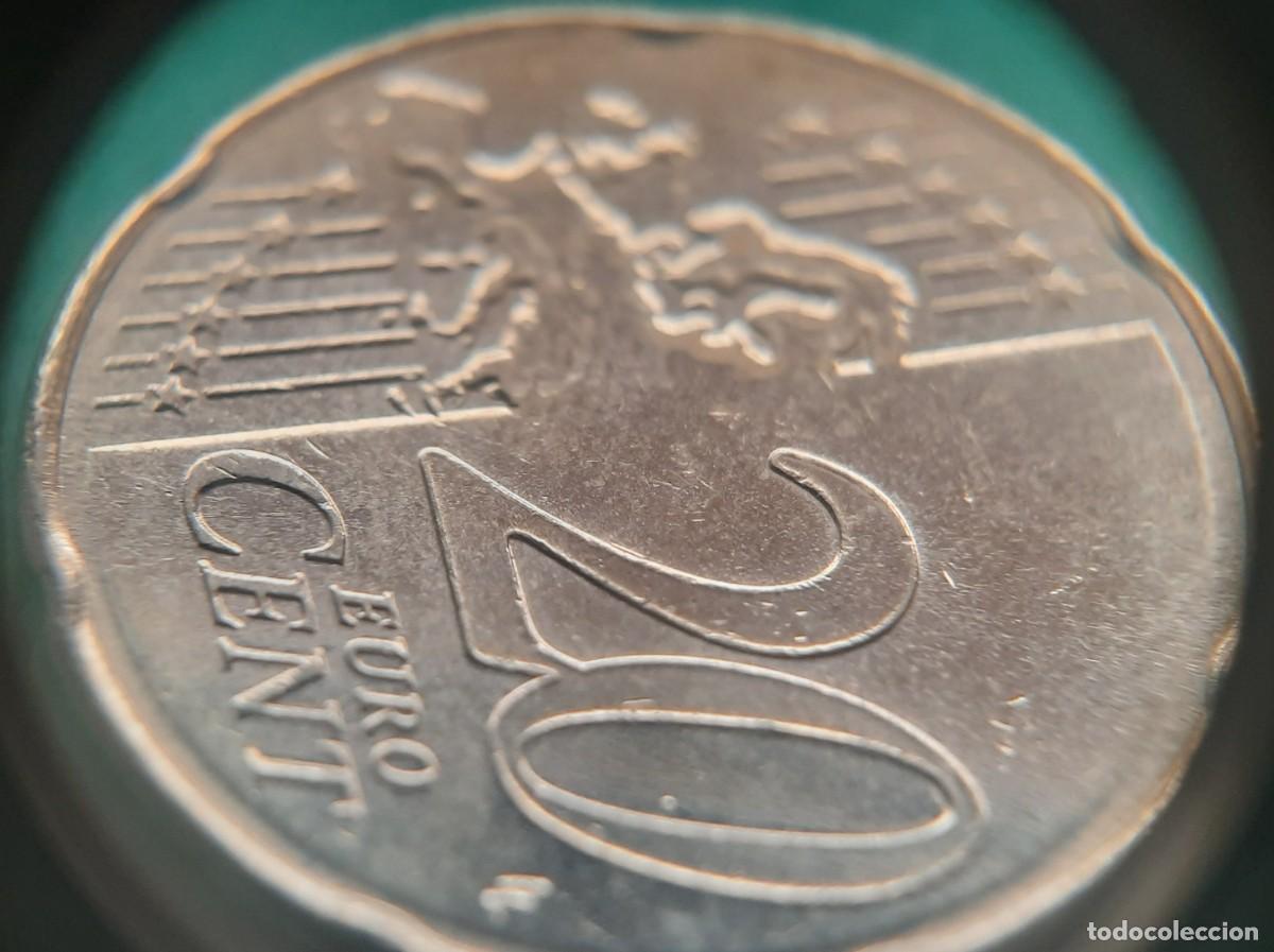 Monedas con errores: (ERROR-ESPA&Ntilde;A)(2024) 20 C&Eacute;NTIMOS CON ERROR. EXCESO DE METAL EN OREJA DE CERVANTES - Foto 21