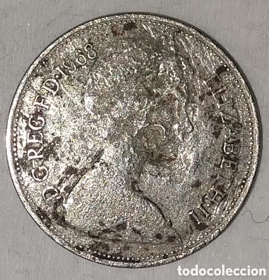 Monete con errori: NEW PENCE Inglaterra Error 1968