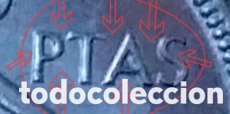 Monedas con errores: 5ptas 1957*⁵⁹, Espa&ntilde;a Caudillo error - Foto 6