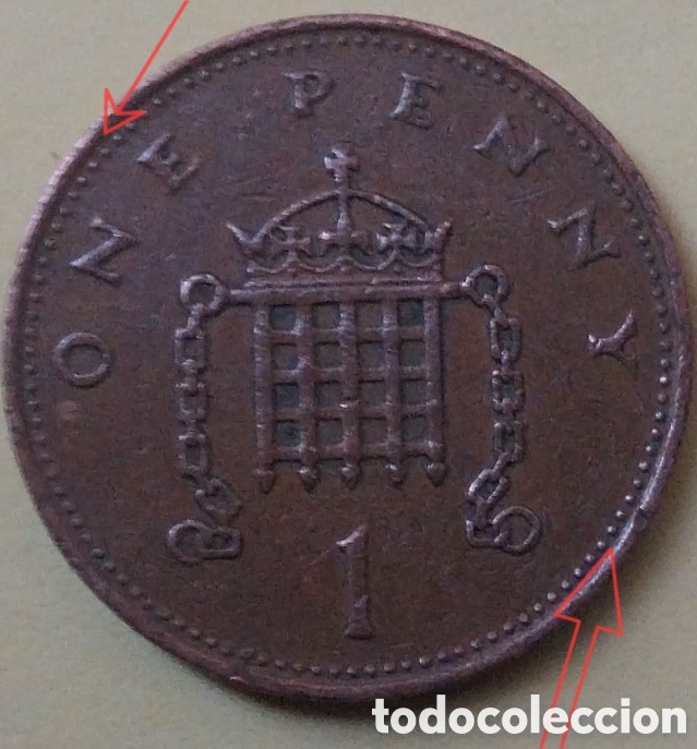Monedas con errores: One Penny 1984, error - Foto 3