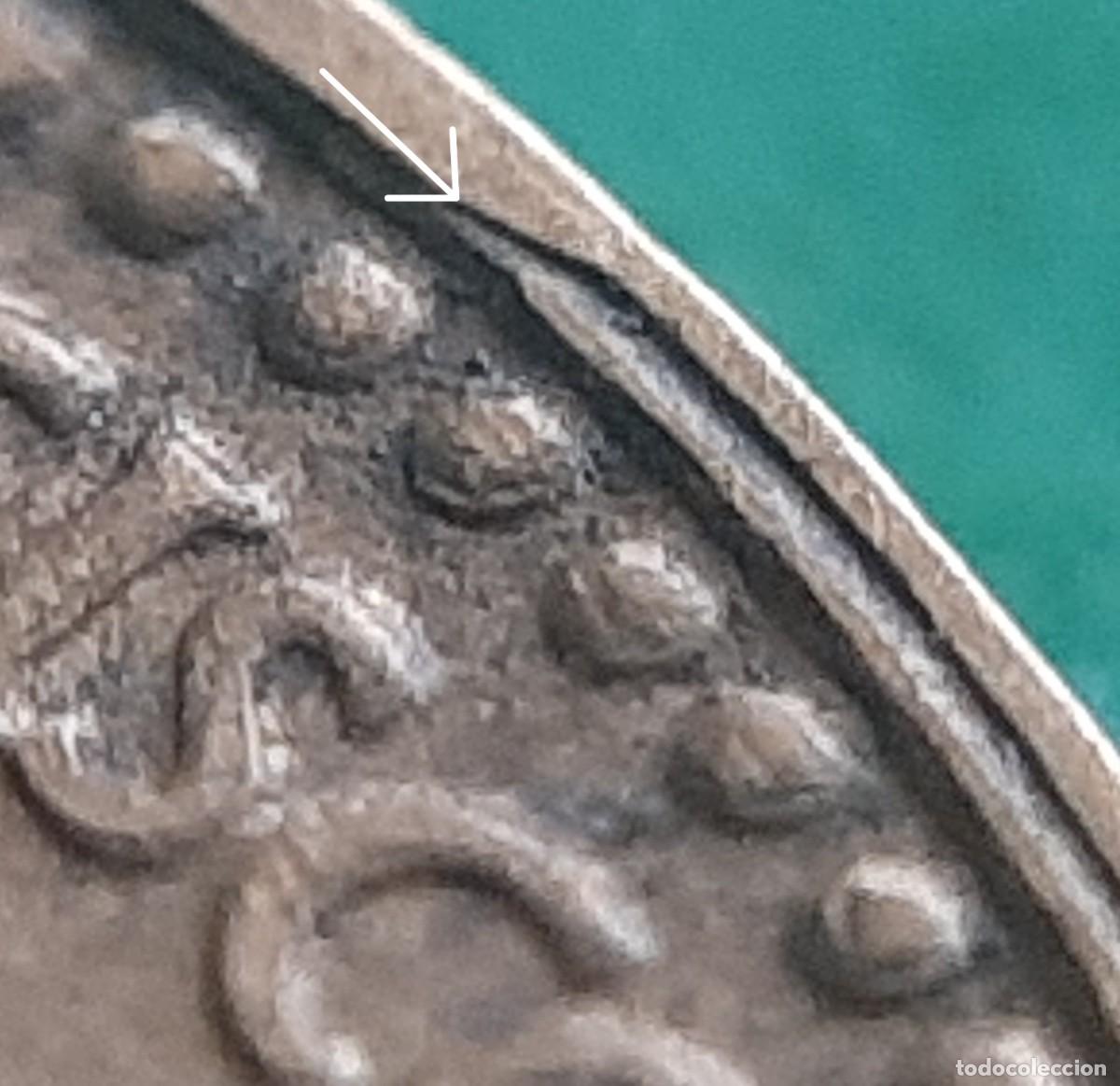 Monedas con errores: (ERROR-ESPA&Ntilde;A)(1963*65) 1 PESETA CON ERROR. CANTO IRREGULAR - Foto 6