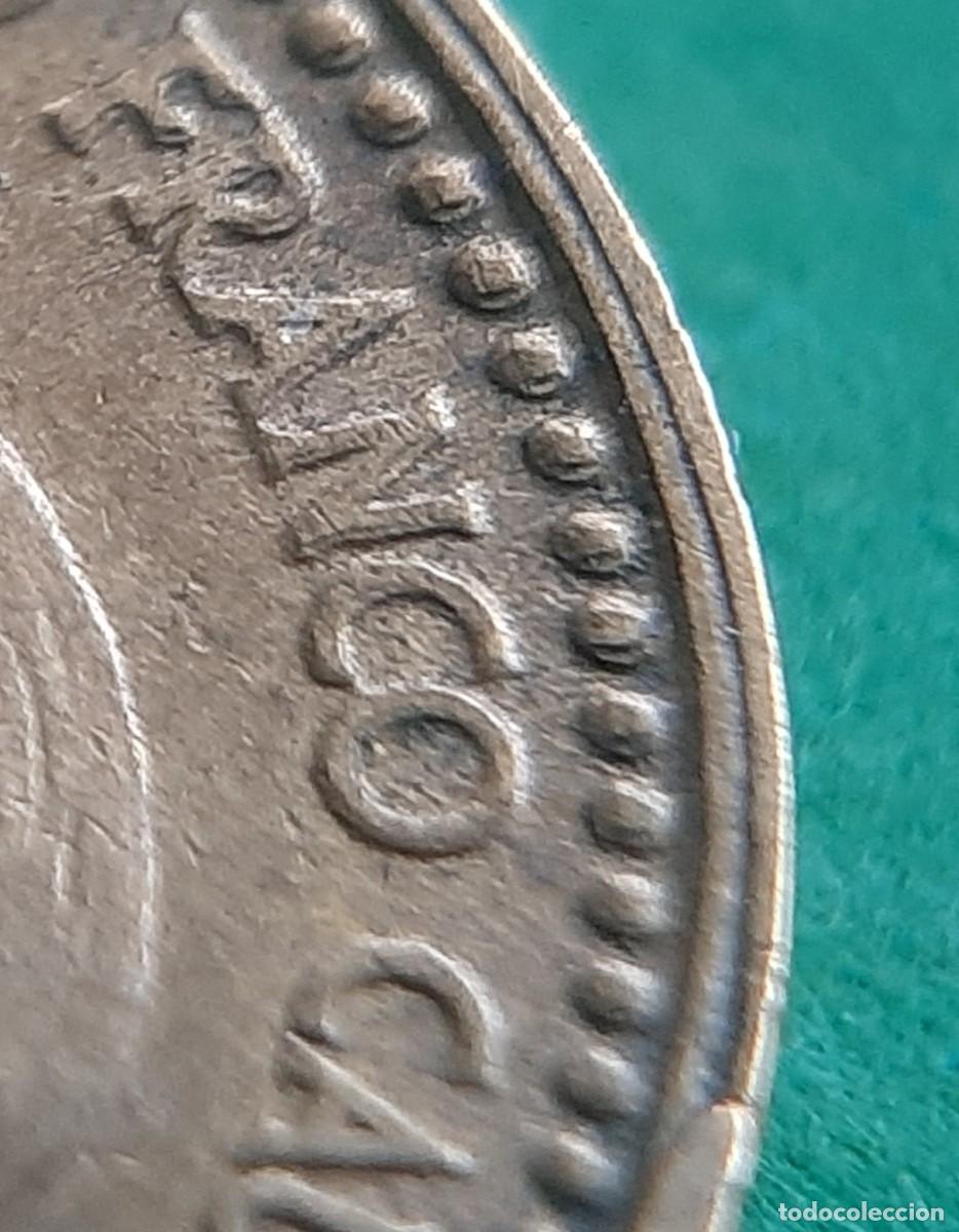 Monedas con errores: (ERROR-ESPA&Ntilde;A)(1963*65) 1 PESETA CON ERROR. CANTO IRREGULAR - Foto 9