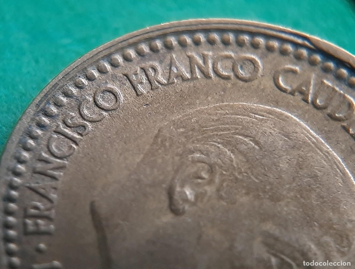 Monedas con errores: (ERROR-ESPA&Ntilde;A)(1963*65) 1 PESETA CON ERROR. CANTO IRREGULAR - Foto 11