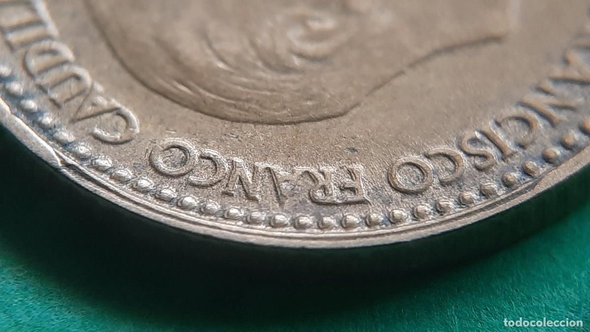 Monedas con errores: (ERROR-ESPA&Ntilde;A)(1963*65) 1 PESETA CON ERROR. CANTO IRREGULAR - Foto 14