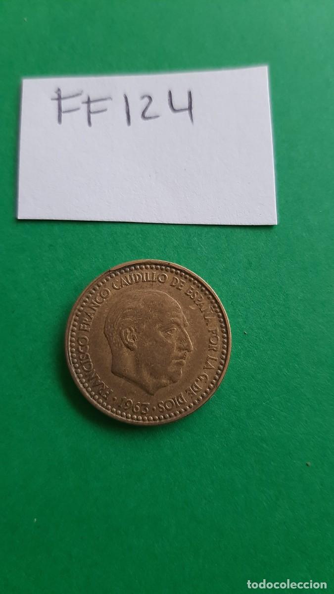 Monedas con errores: (ERROR-ESPA&Ntilde;A)(1963*65) 1 PESETA CON ERROR. CANTO IRREGULAR - Foto 17