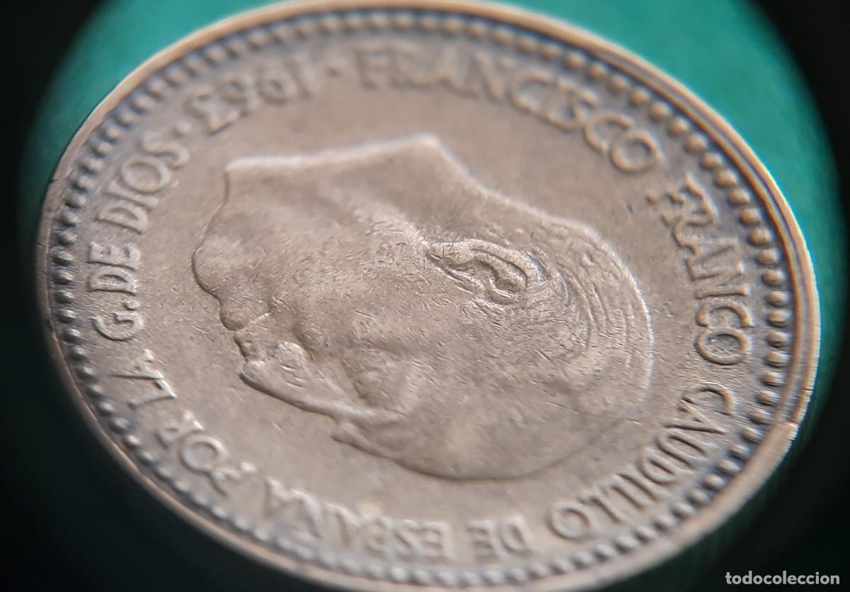 Monedas con errores: (ERROR-ESPA&Ntilde;A)(1963*65) 1 PESETA CON ERROR. CANTO IRREGULAR - Foto 19