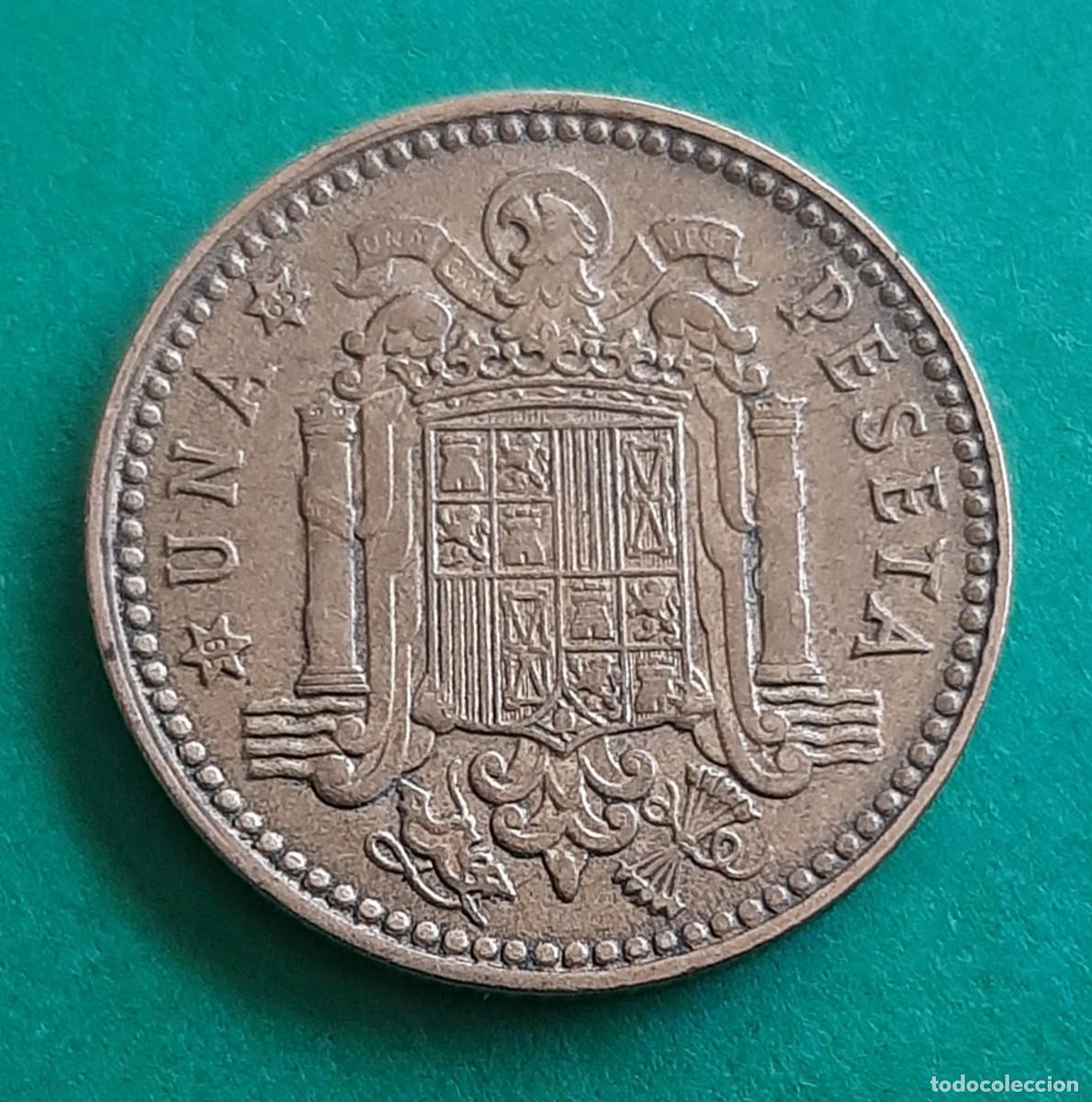 Monedas con errores: (ERROR-ESPA&Ntilde;A)(1963*65) 1 PESETA CON ERROR. CANTO IRREGULAR - Foto 20