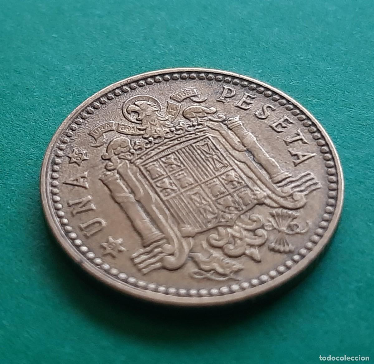 Monedas con errores: (ERROR-ESPA&Ntilde;A)(1963*65) 1 PESETA CON ERROR. CANTO IRREGULAR - Foto 21