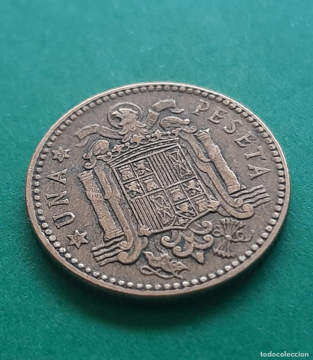 Monedas con errores: (ERROR-ESPA&Ntilde;A)(1963*64) 1 PESETA CON ERROR. REPINTE - Foto 10