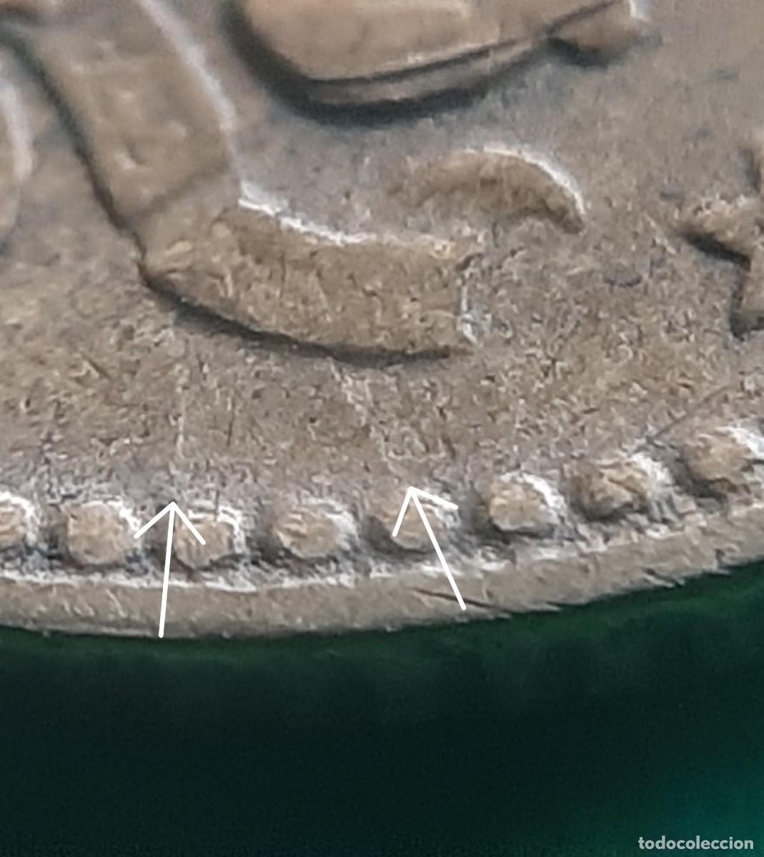 Monedas con errores: (ERROR-ESPA&Ntilde;A)(1963*64) 1 PESETA CON ERROR. REPINTE - Foto 11