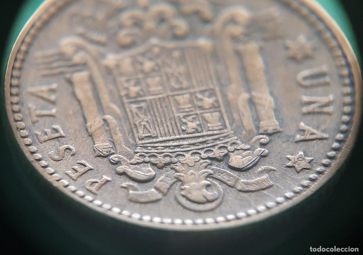 Monedas con errores: (ERROR-ESPA&Ntilde;A)(1963*64) 1 PESETA CON ERROR. REPINTE - Foto 13