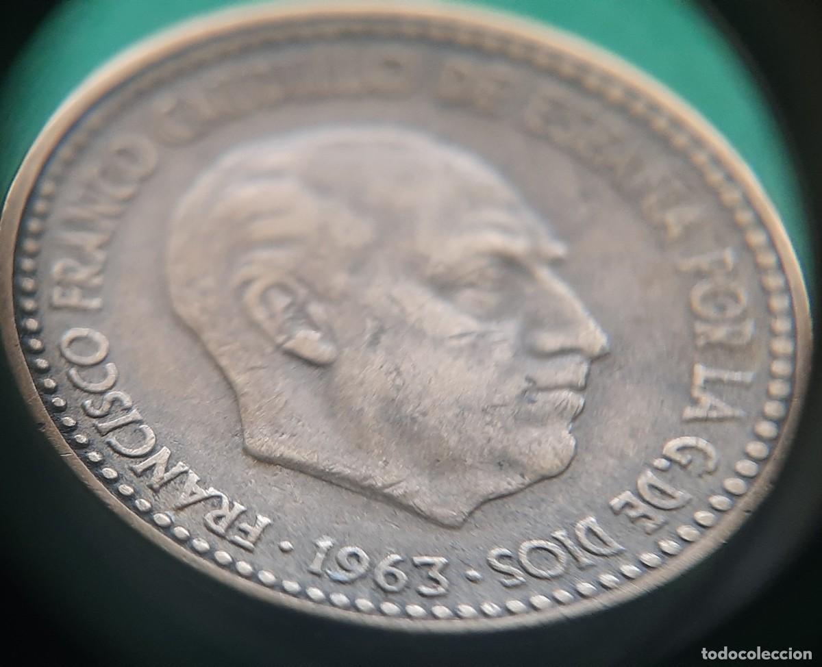 Monedas con errores: (ERROR-ESPA&Ntilde;A)(1963*64) 1 PESETA CON ERROR. REPINTE - Foto 16