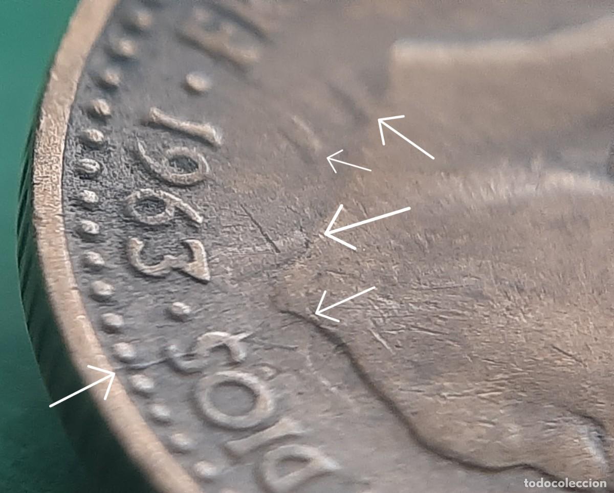 Monedas con errores: (ERROR-ESPA&Ntilde;A)(1963*65) 1 PESETA CON VARIOS ERRORES. - Foto 16