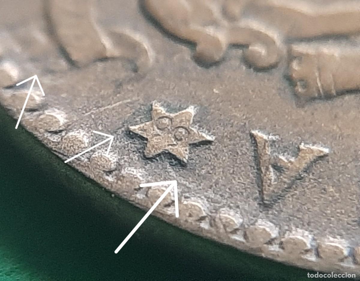 Monedas con errores: (ERROR-ESPA&Ntilde;A)(1963*66) 1 PESETA CON ERROR. REPINTE EN REVERSO - Foto 2