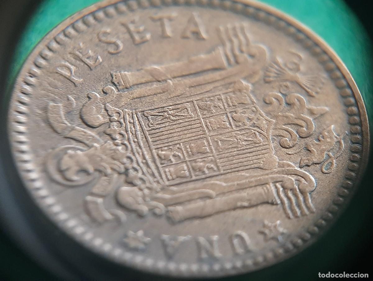 Monedas con errores: (ERROR-ESPA&Ntilde;A)(1963*66) 1 PESETA CON ERROR. REPINTE EN REVERSO - Foto 23