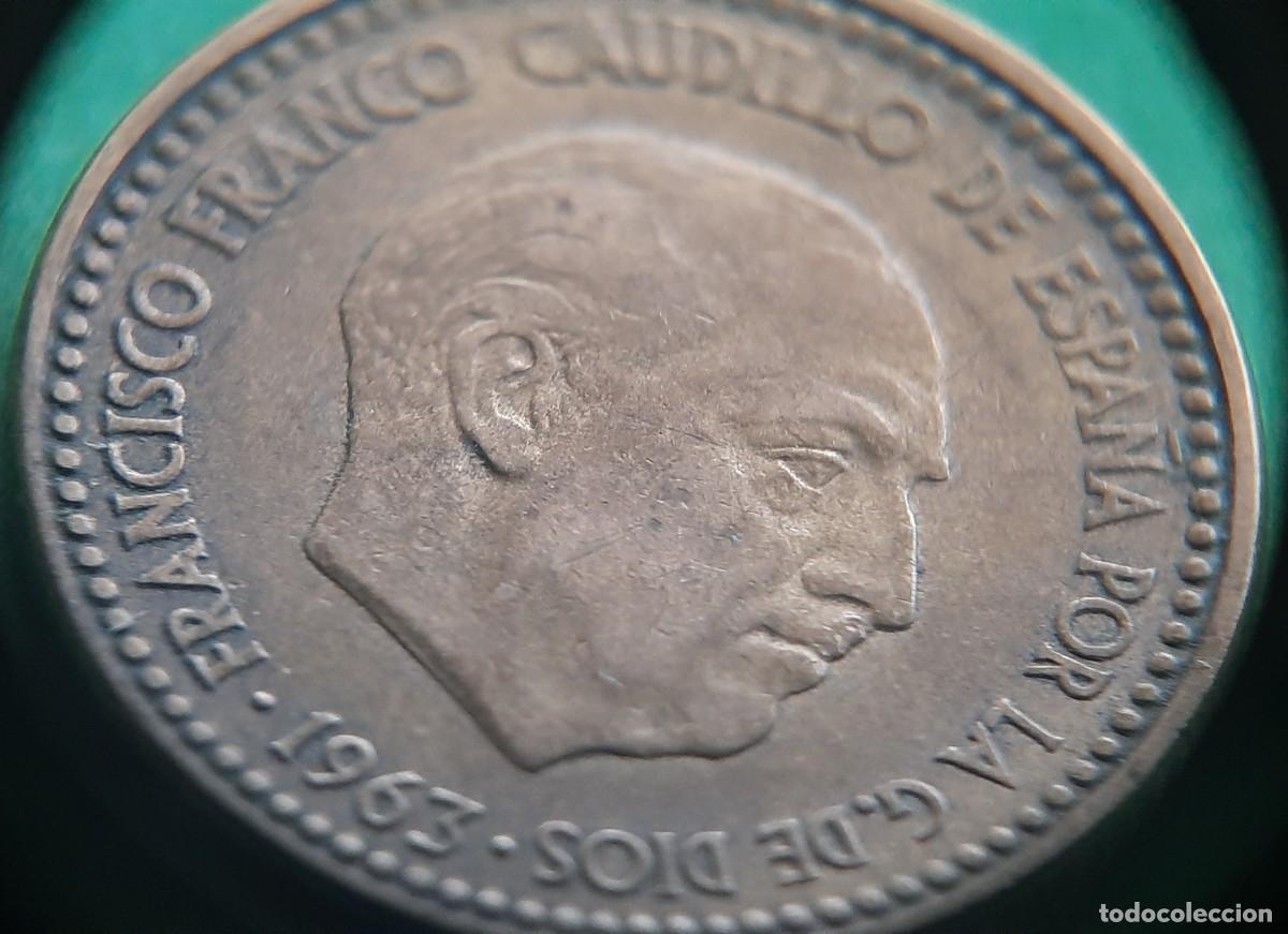 Monedas con errores: (ERROR-ESPA&Ntilde;A)(1963*66) 1 PESETA CON ERROR. REPINTE EN REVERSO - Foto 29