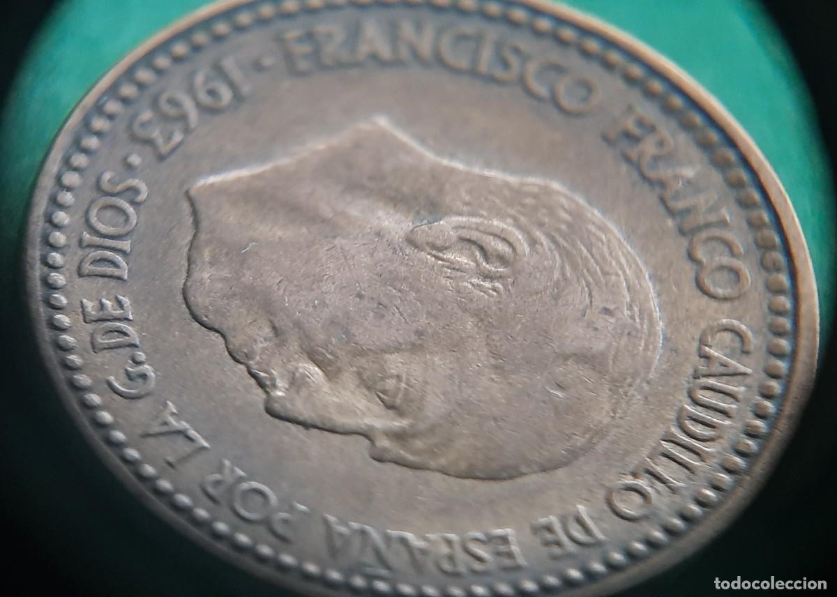 Monedas con errores: (ERROR-ESPA&Ntilde;A)(1963*66) 1 PESETA CON ERROR. REPINTE EN REVERSO - Foto 30
