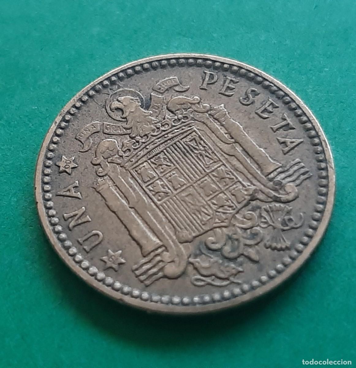 Monedas con errores: (ERROR-ESPA&Ntilde;A)(1963*66) 1 PESETA CON ERROR. REPINTE EN REVERSO Y ANVERSO - Foto 11
