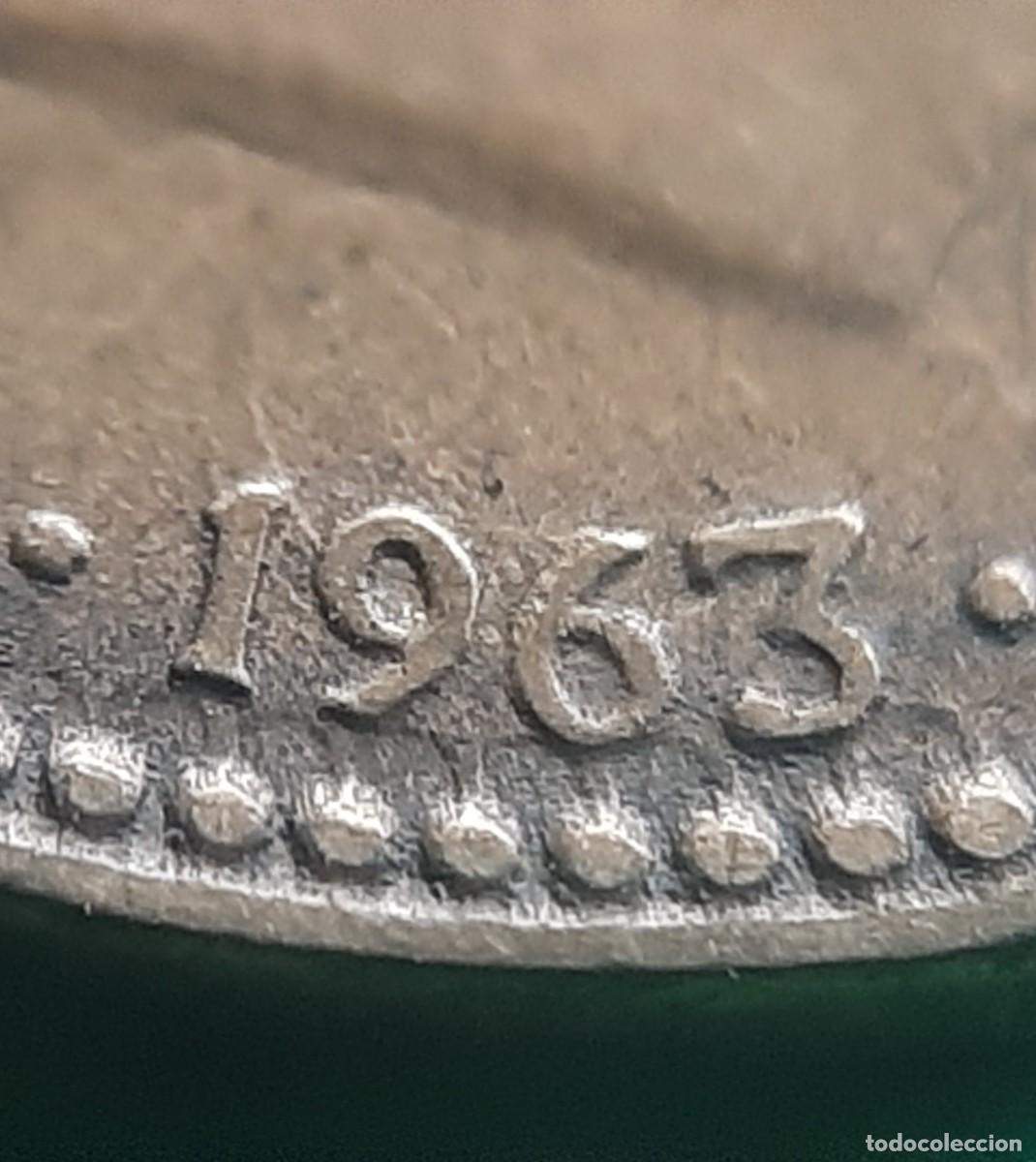 Monedas con errores: (ERROR-ESPA&Ntilde;A)(1963*66) 1 PESETA CON ERROR. REPINTE EN REVERSO Y ANVERSO - Foto 15