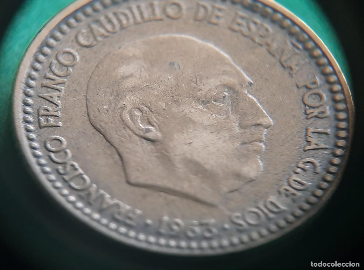 Monedas con errores: (ERROR-ESPA&Ntilde;A)(1963*66) 1 PESETA CON ERROR. REPINTE EN REVERSO Y ANVERSO - Foto 17