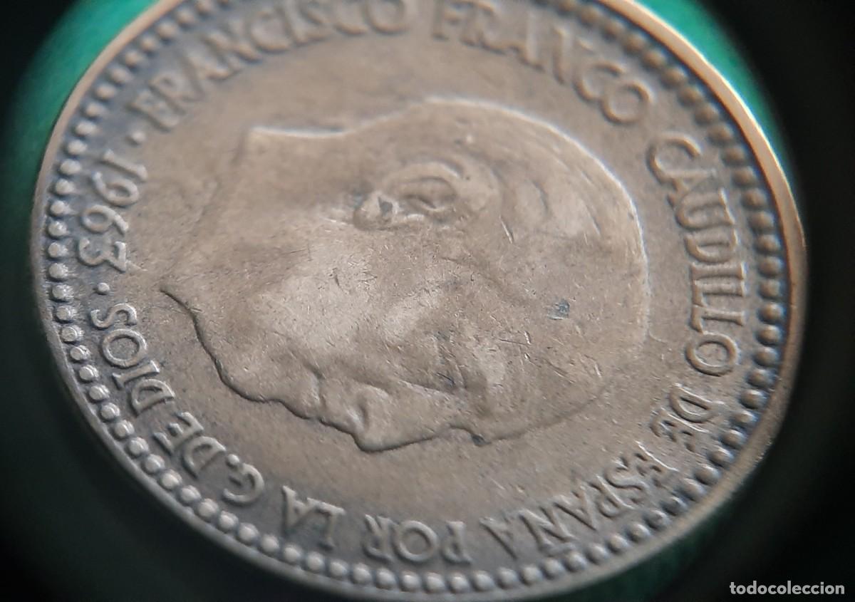 Monedas con errores: (ERROR-ESPA&Ntilde;A)(1963*66) 1 PESETA CON ERROR. REPINTE EN REVERSO Y ANVERSO - Foto 18