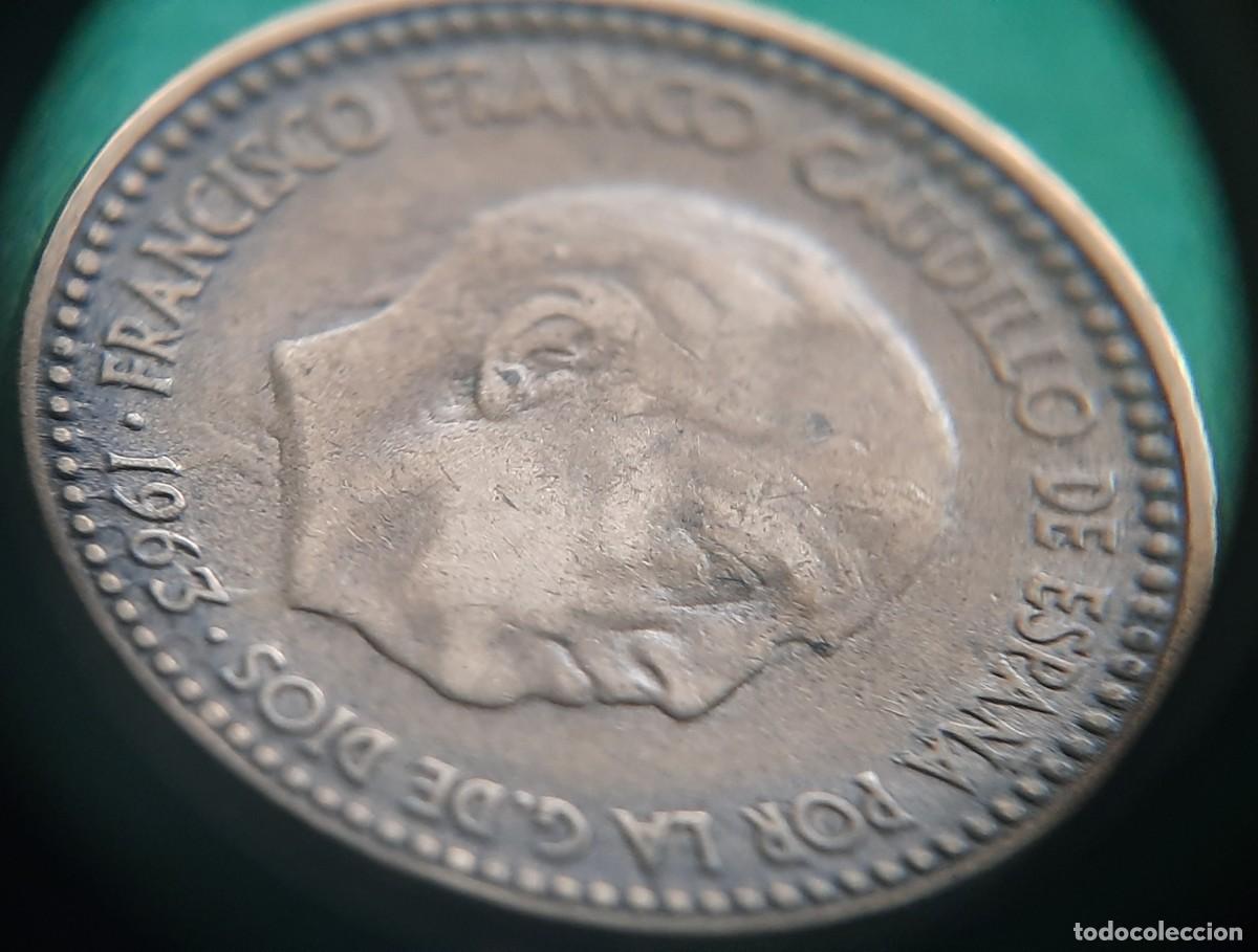 Monedas con errores: (ERROR-ESPA&Ntilde;A)(1963*66) 1 PESETA CON ERROR. REPINTE EN REVERSO Y ANVERSO - Foto 19