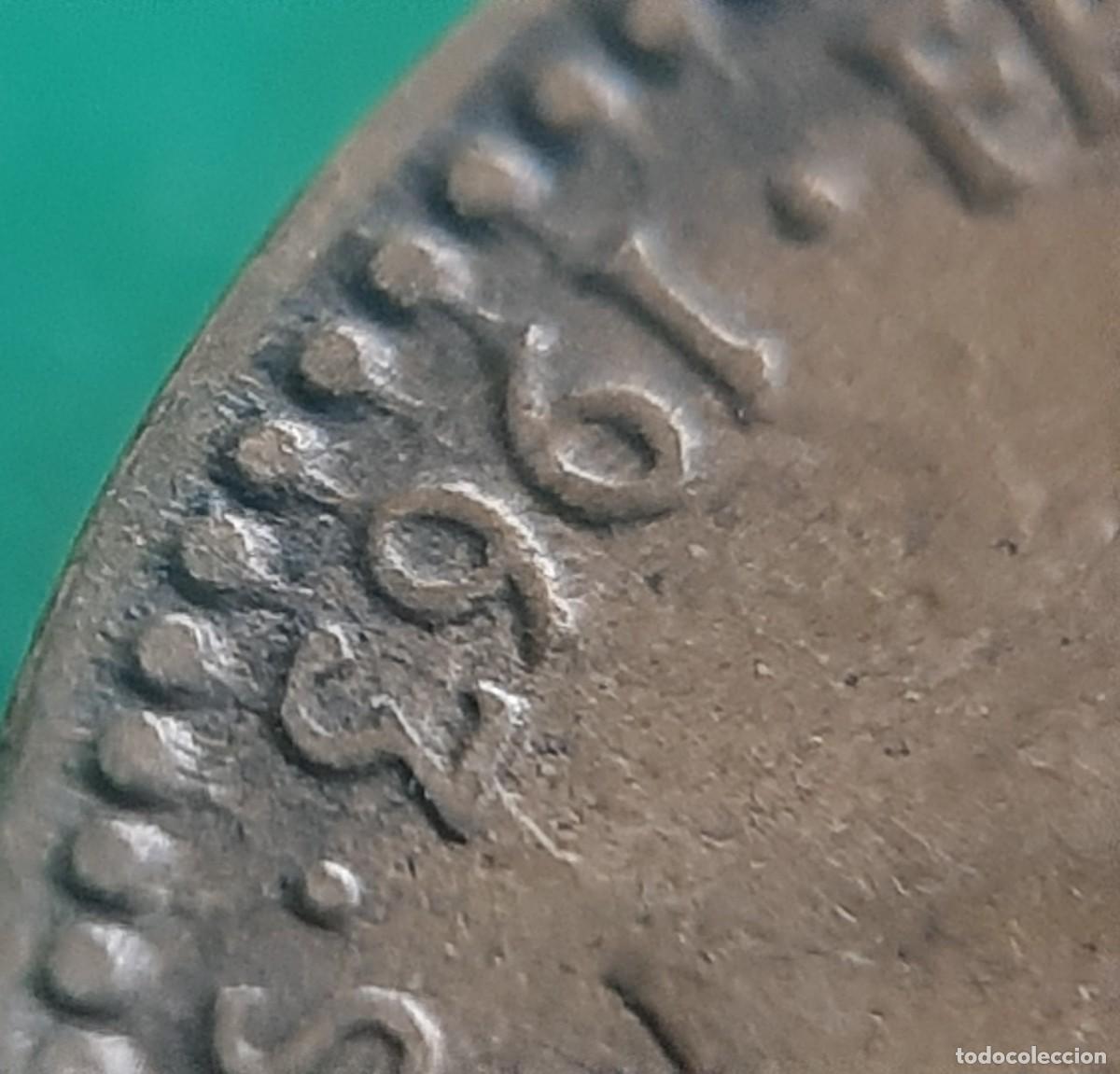 Monedas con errores: (ERROR-ESPA&Ntilde;A)(1963*66) 1 PESETA CON ERROR. REPINTE EN REVERSO Y ANVERSO - Foto 22