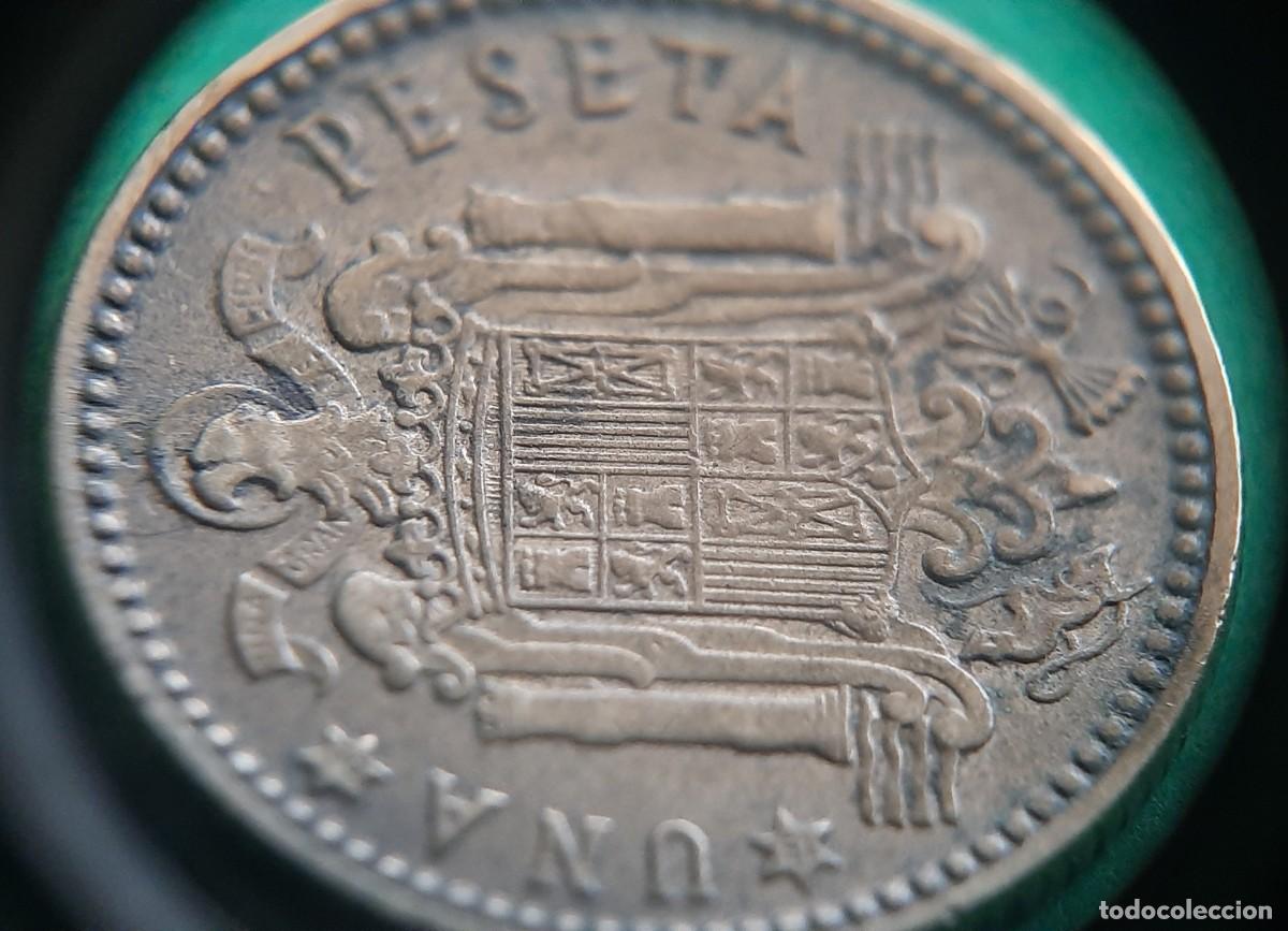 Monedas con errores: (ERROR-ESPA&Ntilde;A)(1963*66) 1 PESETA CON ERROR. REPINTE EN REVERSO Y ANVERSO - Foto 23