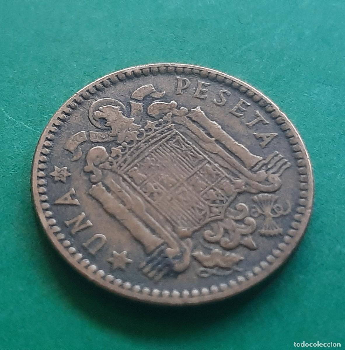 Monedas con errores: (ERROR-ESPA&Ntilde;A)(1963*65) 1 PESETA CON ERROR. REPINTE EN ANVERSO - Foto 10