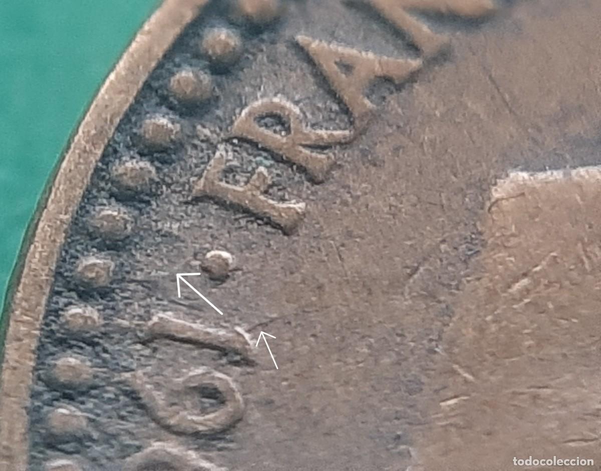 Monedas con errores: (ERROR-ESPA&Ntilde;A)(1963*65) 1 PESETA CON ERROR. REPINTE EN ANVERSO - Foto 11