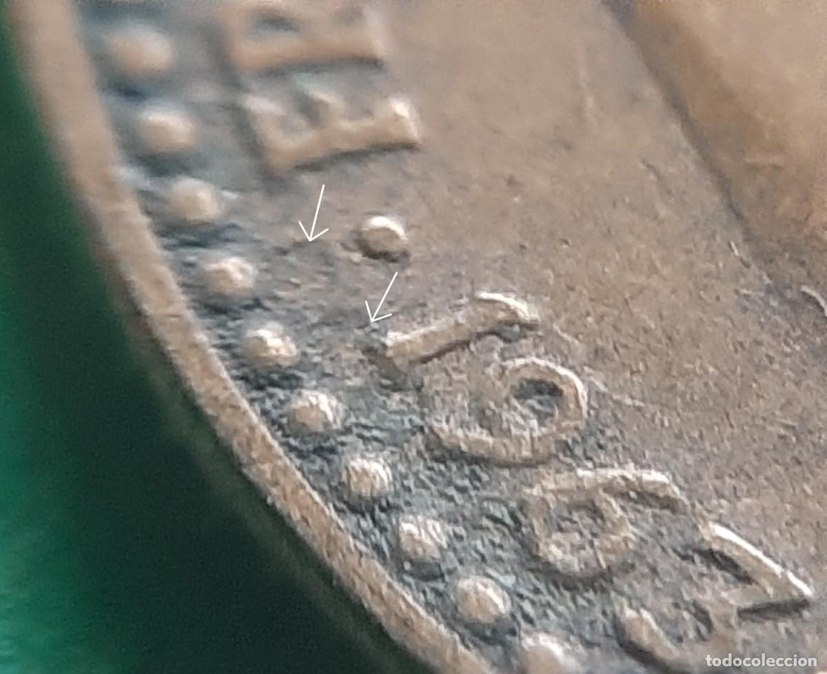 Monedas con errores: (ERROR-ESPA&Ntilde;A)(1963*65) 1 PESETA CON ERROR. REPINTE EN ANVERSO - Foto 12