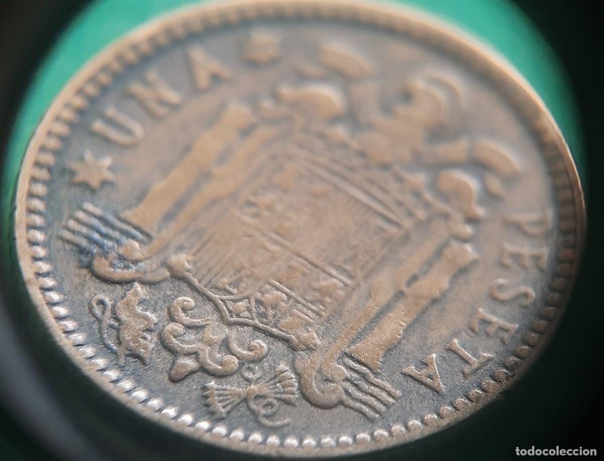 Monedas con errores: (ERROR-ESPA&Ntilde;A)(1963*65) 1 PESETA CON ERROR. REPINTE EN ANVERSO - Foto 13