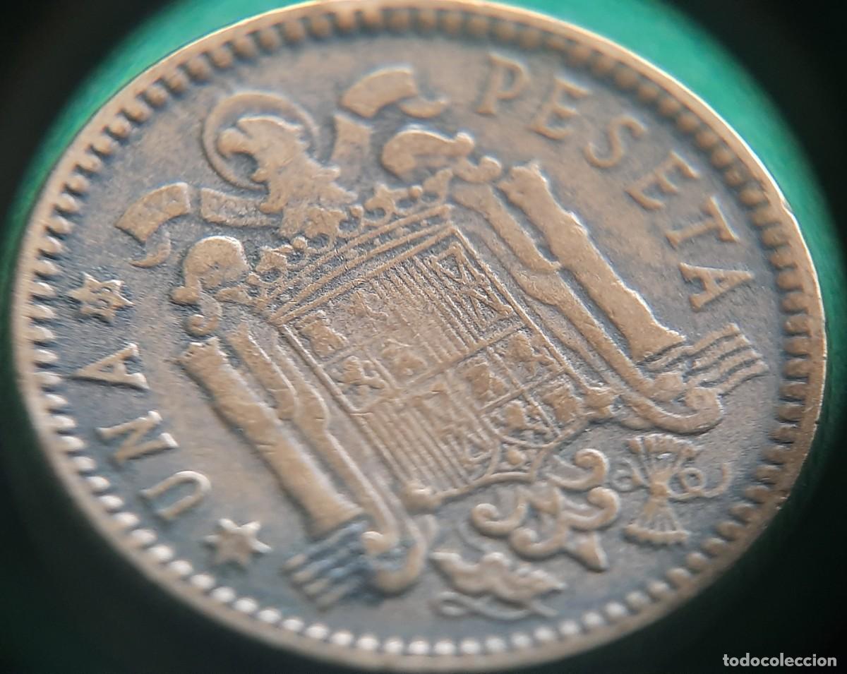 Monedas con errores: (ERROR-ESPA&Ntilde;A)(1963*65) 1 PESETA CON ERROR. REPINTE EN ANVERSO - Foto 14