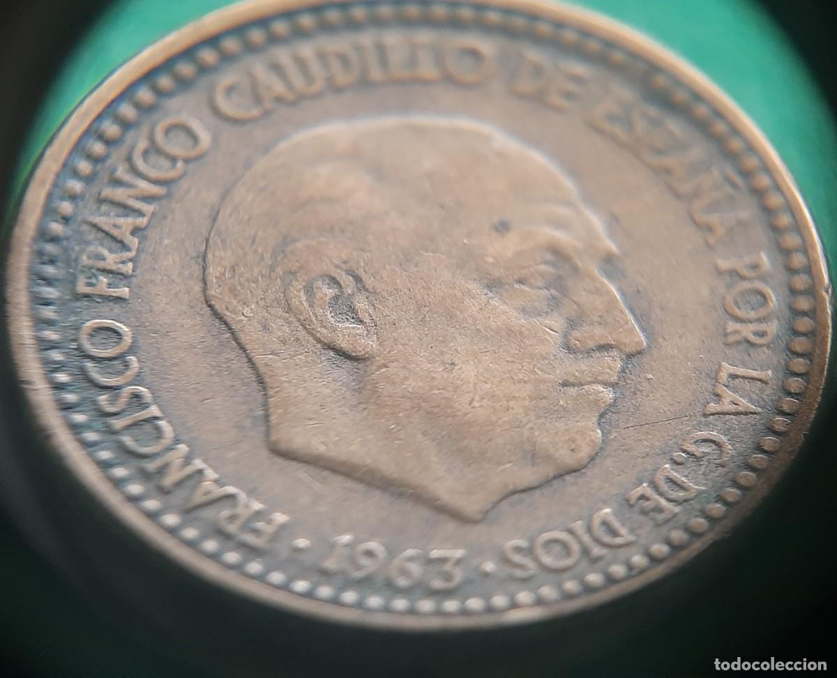 Monedas con errores: (ERROR-ESPA&Ntilde;A)(1963*65) 1 PESETA CON ERROR. REPINTE EN ANVERSO - Foto 15