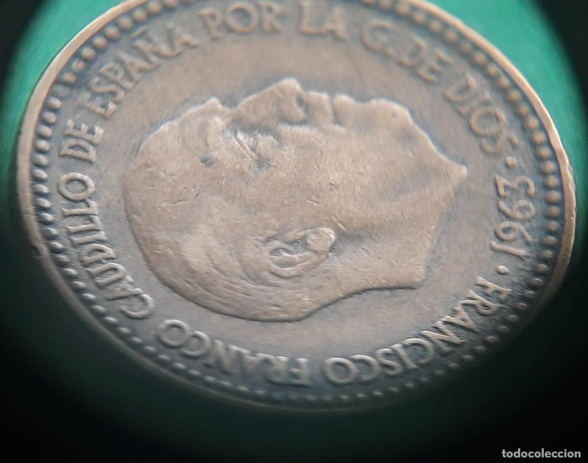 Monedas con errores: (ERROR-ESPA&Ntilde;A)(1963*65) 1 PESETA CON ERROR. REPINTE EN ANVERSO - Foto 17