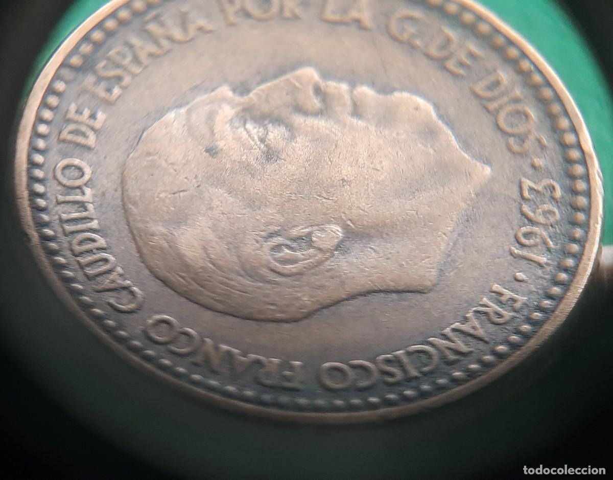 Monedas con errores: (ERROR-ESPA&Ntilde;A)(1963*65) 1 PESETA CON ERROR. REPINTE EN ANVERSO - Foto 19
