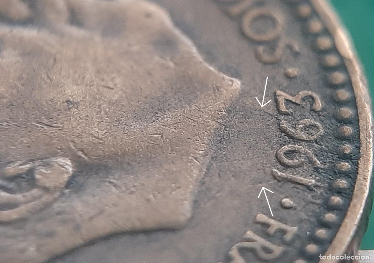 Monedas con errores: (ERROR-ESPA&Ntilde;A)(1963*65) 1 PESETA CON ERROR. REPINTE EN ANVERSO - Foto 24