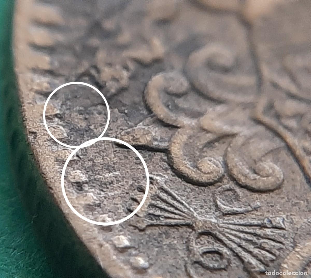 Monedas con errores: (ERROR-ESPA&Ntilde;A)(1963*65) 1 PESETA CON ERROR. REPINTE EN ANVERSO Y REVERSO - Foto 5