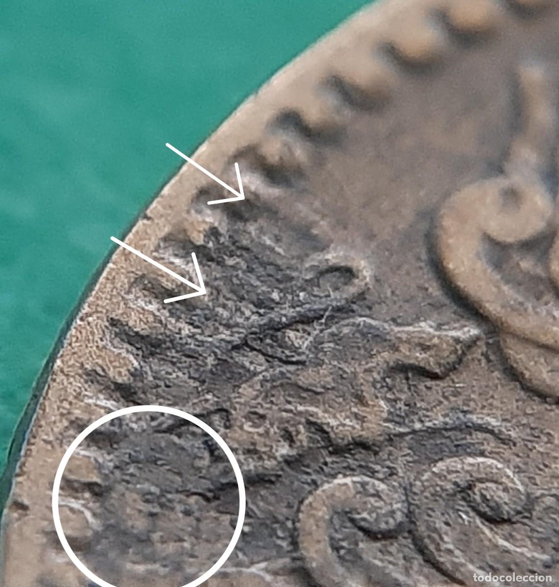 Monedas con errores: (ERROR-ESPA&Ntilde;A)(1963*65) 1 PESETA CON ERROR. REPINTE EN ANVERSO Y REVERSO - Foto 6