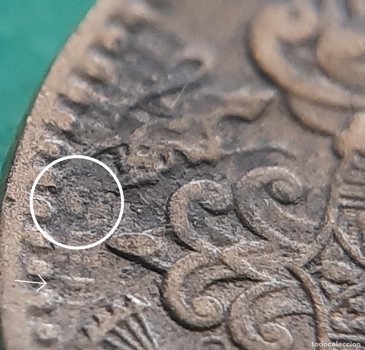 Monedas con errores: (ERROR-ESPA&Ntilde;A)(1963*65) 1 PESETA CON ERROR. REPINTE EN ANVERSO Y REVERSO - Foto 7